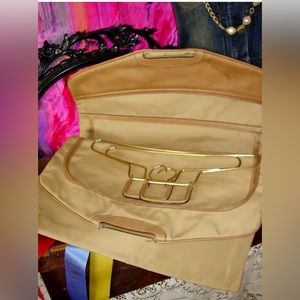RARE Vintage GUCCI GARMENT BAG Hangers TOTE Luggage Travel Suitcase Keepall GG